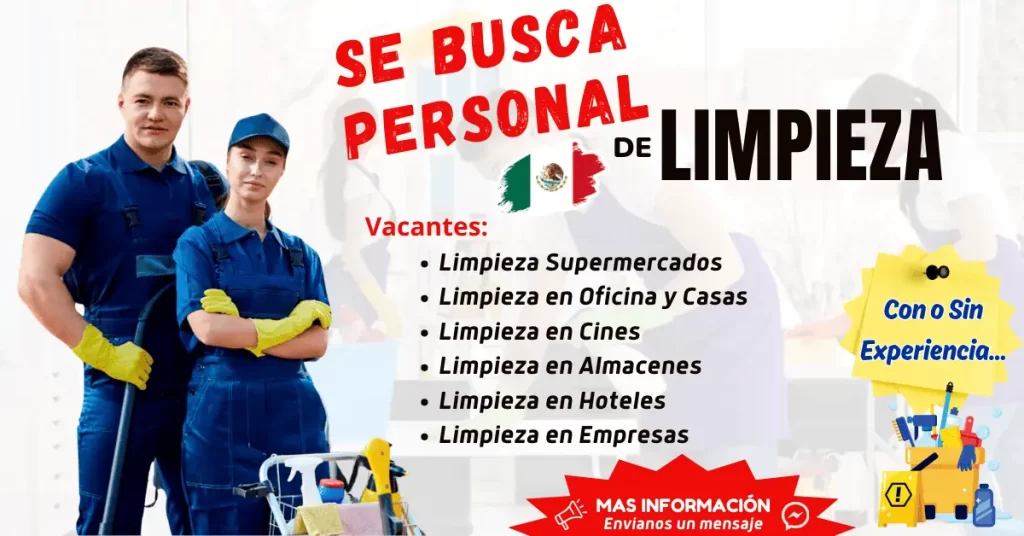 ¡Únete a Nuestro Equipo de Limpieza y Brilla con Nosotros! 🌟